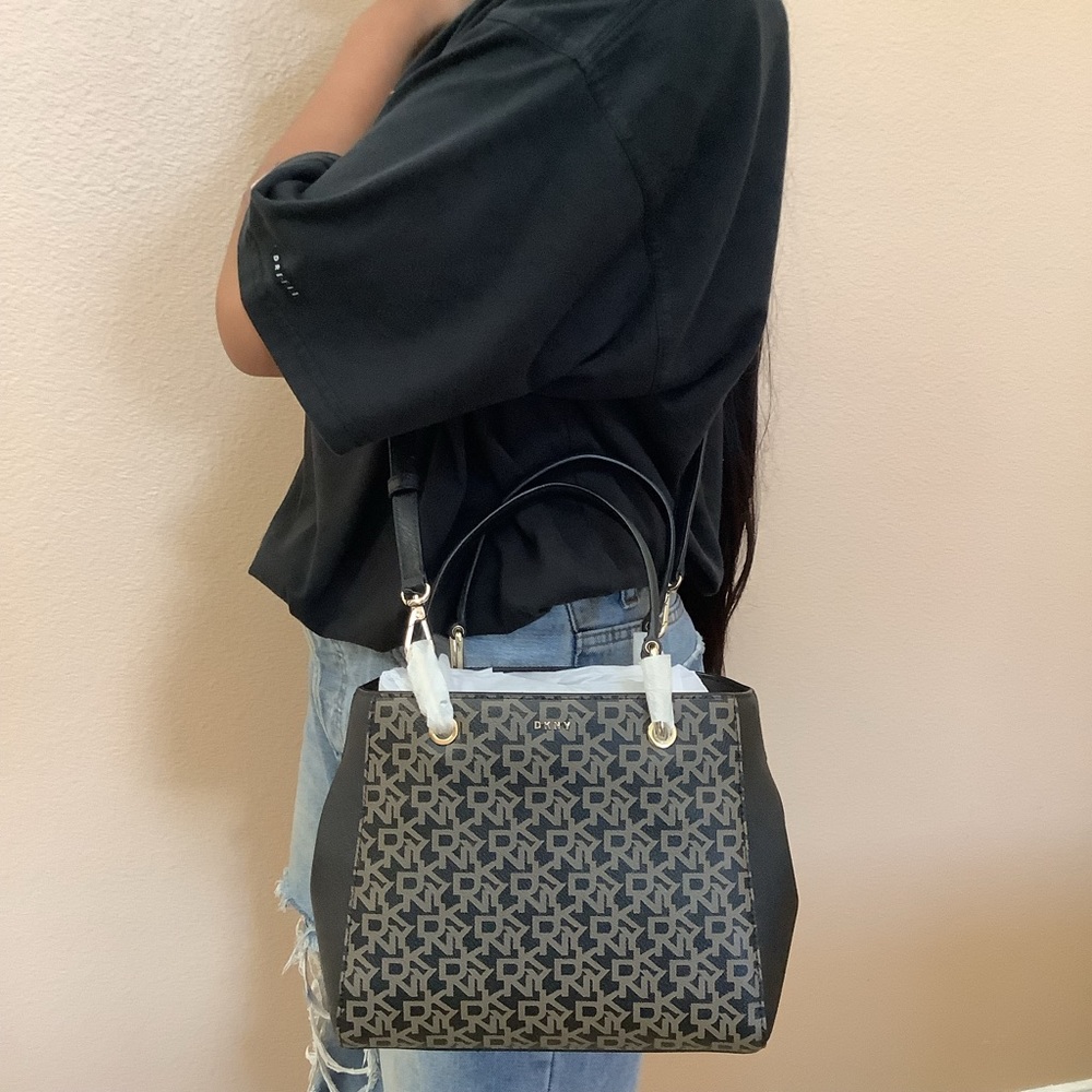Authentic DKNY Julius Zip Tote/Crossbody Bag